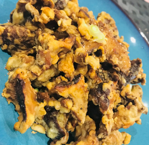 厨房小确幸：自制香脆椒盐蘑菇